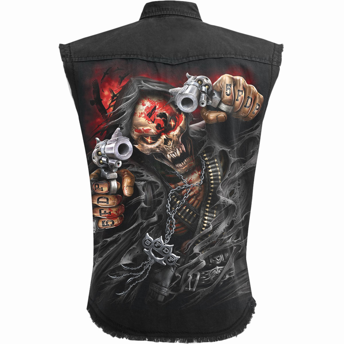 5FDP - ASSASSIN - Lavoratore con licenza Band Stone Washed