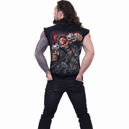 5FDP - ASSASSIN - Lavoratore con licenza Band Stone Washed