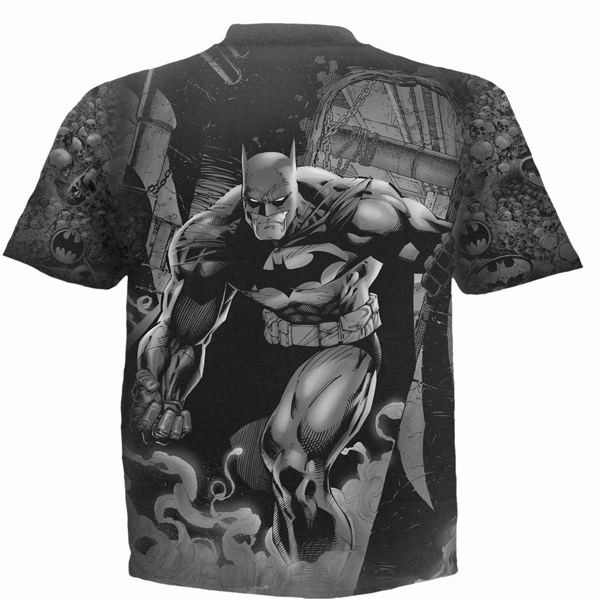 BATMAN - VENGEANCE WRAP - Maglietta con stampa a colori nera