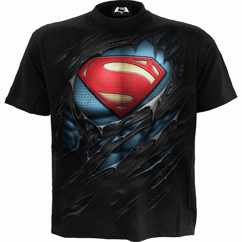 Mantello Maglietta Superman Bimbo Warner Bros Maglia Superman