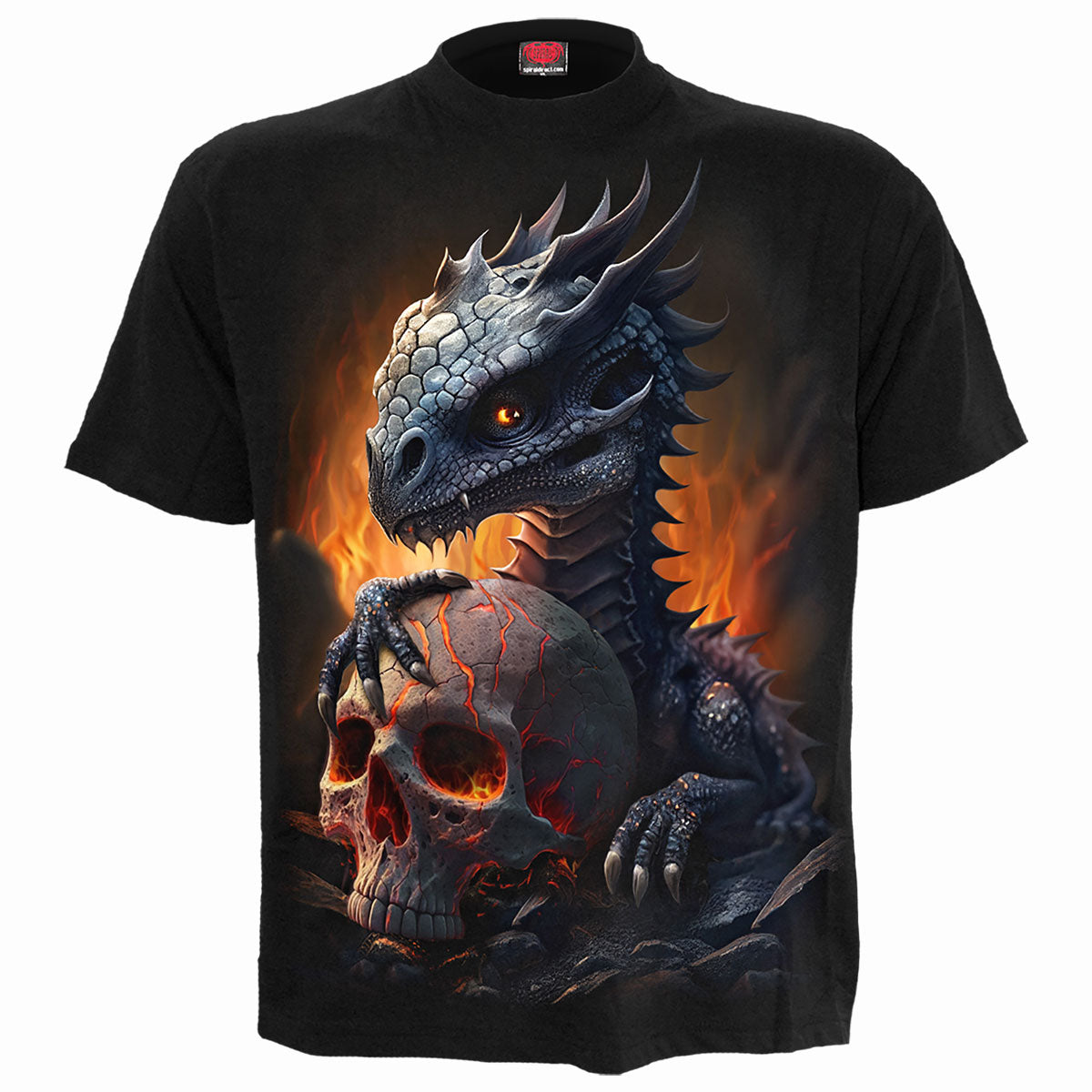 HATCHLING - Front Print T-Shirt Black