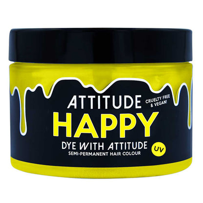 HAPPY UV YELLOW - Tintura per capelli Attitude - 135ml