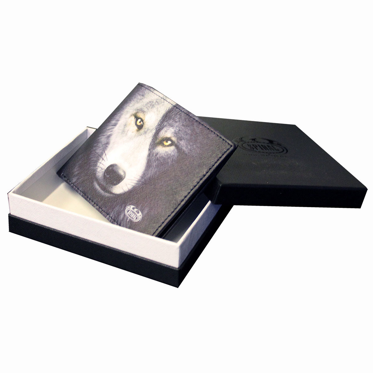 WOLF CHI - Portafoglio bi-fold con blocco RFID e confezione regalo