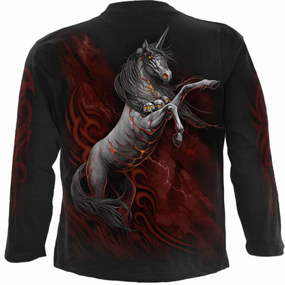 INFERNAL UNICORN - Longsleeve T-Shirt Black