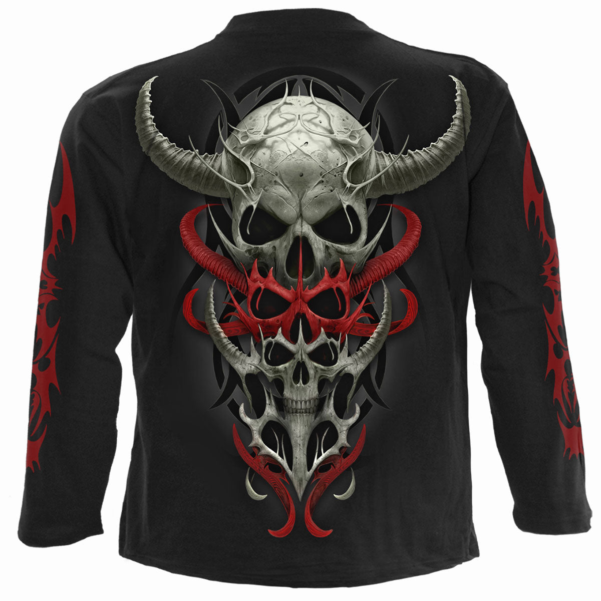 SKULL SYNTHESIS - Longsleeve T-Shirt Black